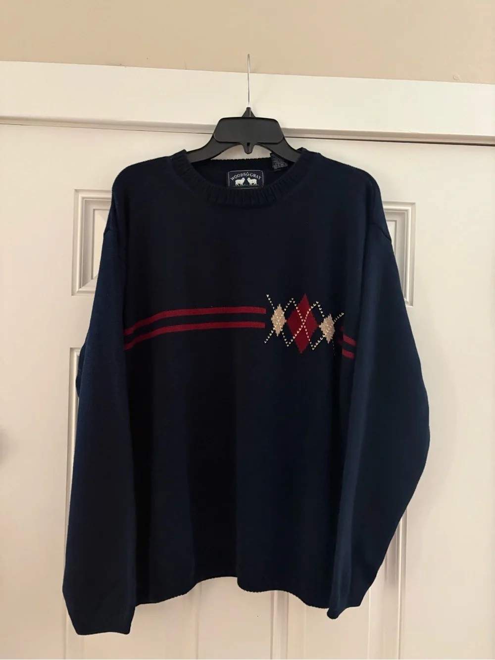 Men’s Navy Blue Crewneck Sweater